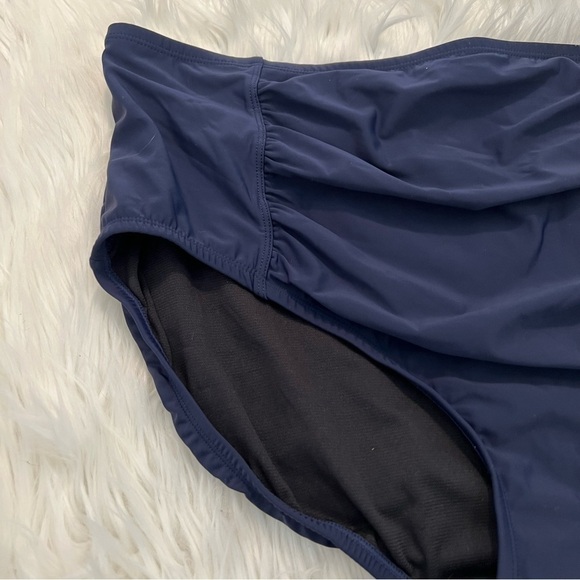 Penbrooke Swimsuits Tummy Control Swim Bottom Navy Blue - Picture 4 of 12